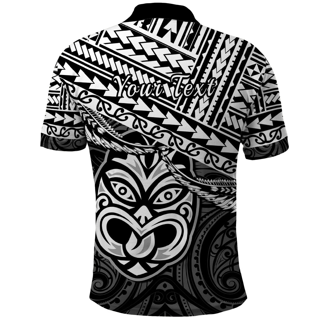 Custom Matariki New Zealand Polo Shirt Maori New Year Tiki Black Version LT14 - Polynesian Pride