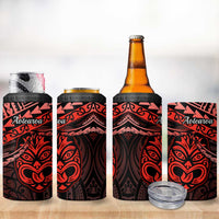 Matariki New Zealand 4 in 1 Can Cooler Tumbler Maori New Year Tiki Red Version LT14 - Polynesian Pride