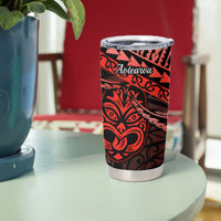 Matariki New Zealand Tumbler Cup Maori New Year Tiki Red Version