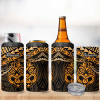 Matariki New Zealand 4 in 1 Can Cooler Tumbler Maori New Year Tiki Gold Version LT14 - Polynesian Pride