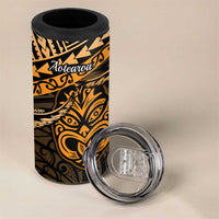 Matariki New Zealand 4 in 1 Can Cooler Tumbler Maori New Year Tiki Gold Version LT14 - Polynesian Pride