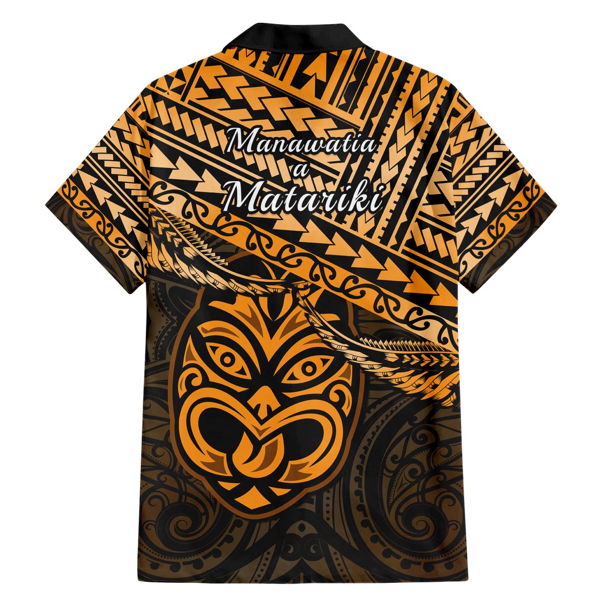 Matariki New Zealand Hawaiian Shirt Maori New Year Tiki Gold Version LT14 - Polynesian Pride