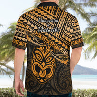 Matariki New Zealand Hawaiian Shirt Maori New Year Tiki Gold Version LT14 - Polynesian Pride
