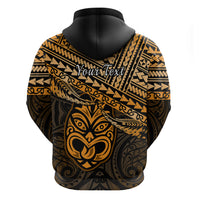 Custom Matariki New Zealand Hoodie Maori New Year Tiki Gold Version LT14 - Polynesian Pride