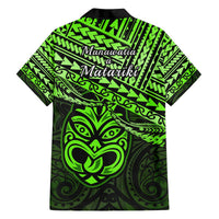 Matariki New Zealand Hawaiian Shirt Maori New Year Tiki Green Version LT14 - Polynesian Pride