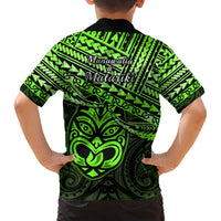 Matariki New Zealand Hawaiian Shirt Maori New Year Tiki Green Version LT14 - Polynesian Pride