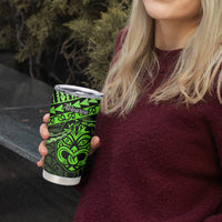 Matariki New Zealand Tumbler Cup Maori New Year Tiki Green Version LT14 - Polynesian Pride