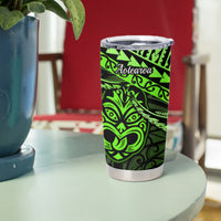 Matariki New Zealand Tumbler Cup Maori New Year Tiki Green Version LT14 - Polynesian Pride