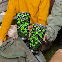 Matariki New Zealand Tumbler Cup Maori New Year Tiki Green Version LT14 - Polynesian Pride