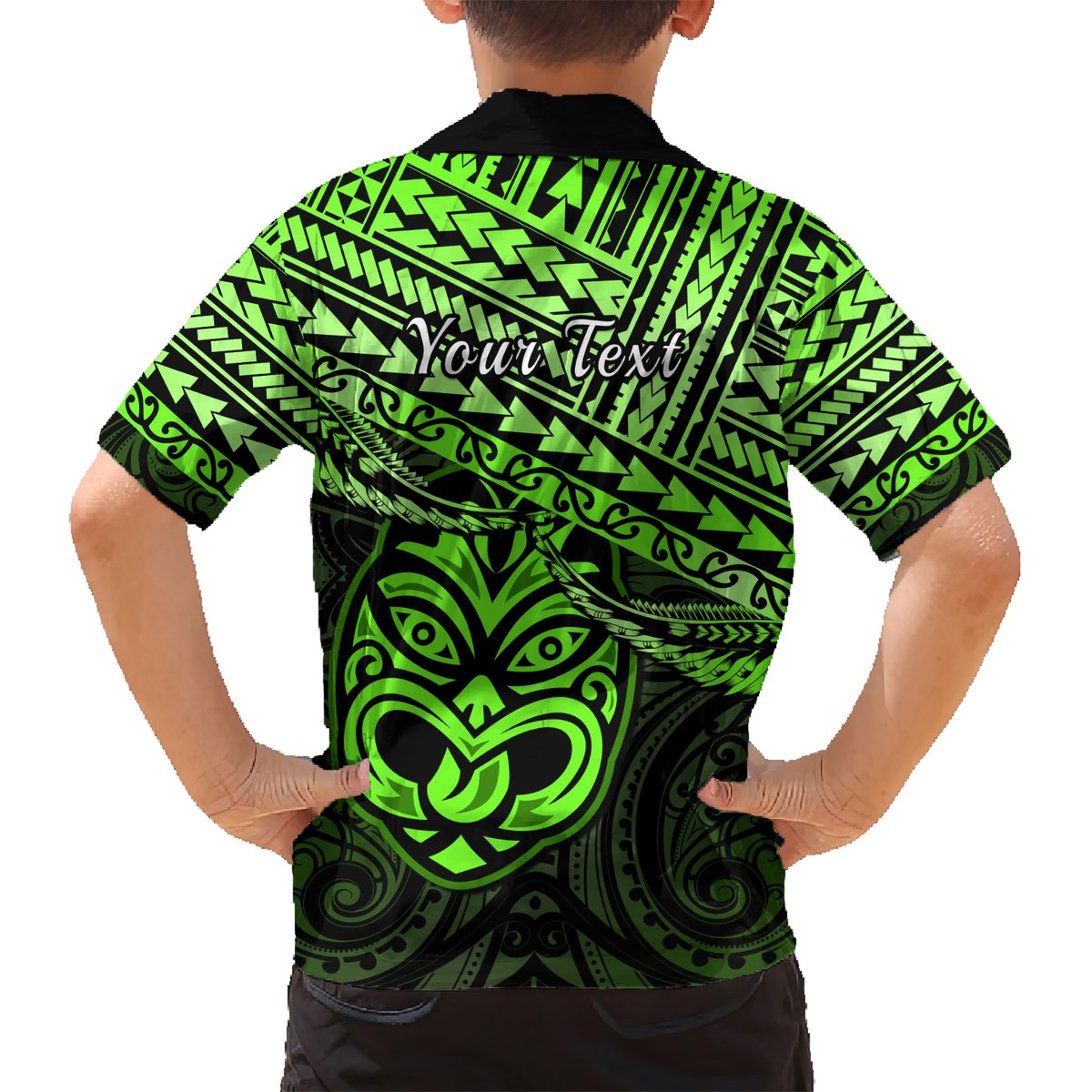 Personalised Matariki New Zealand Hawaiian Shirt Maori New Year Tiki Green Version LT14 - Polynesian Pride