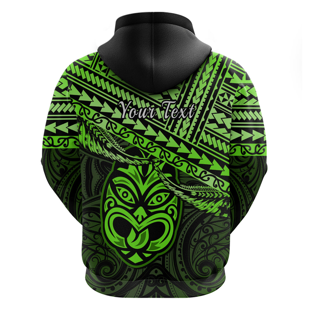 Custom Matariki New Zealand Hoodie Maori New Year Tiki Green Version LT14 - Polynesian Pride