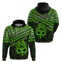 Custom Matariki New Zealand Hoodie Maori New Year Tiki Green Version LT14 - Polynesian Pride