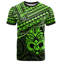 Custom Matariki New Zealand T Shirt Maori New Year Tiki Green Version LT14 Green - Polynesian Pride