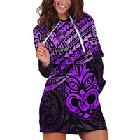 Matariki New Zealand Hoodie Dress Maori New Year Tiki Purple Version LT14 Purple - Polynesian Pride
