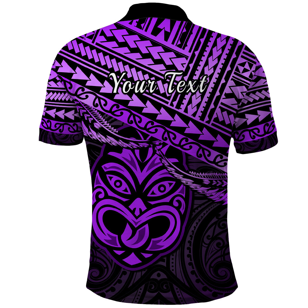 Custom Matariki New Zealand Polo Shirt Maori New Year Tiki Purple Version LT14 - Polynesian Pride