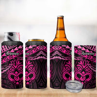 Matariki New Zealand 4 in 1 Can Cooler Tumbler Maori New Year Tiki Pink Version LT14 - Polynesian Pride