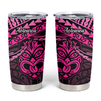 Matariki New Zealand Tumbler Cup Maori New Year Tiki Pink Version
