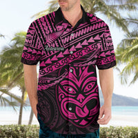 Personalised Matariki New Zealand Hawaiian Shirt Maori New Year Tiki Pink Version LT14 - Polynesian Pride