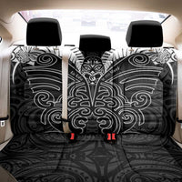Kia Kaha Te Reo Maori Back Car Seat Cover Aotearoa Hei Tiki With Hongi LT14 - Polynesian Pride