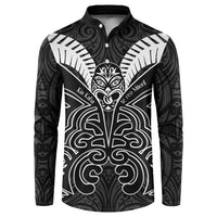 Kia Kaha Te Reo Maori Button Sweatshirt Aotearoa Hei Tiki With Hongi