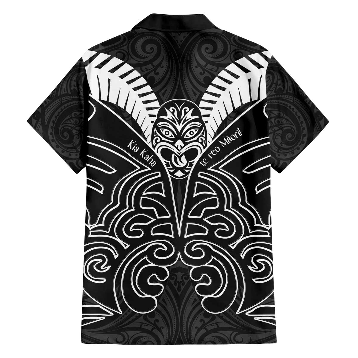 Kia Kaha Te Reo Maori Family Matching Puletasi and Hawaiian Shirt Aotearoa Hei Tiki With Hongi LT14 - Polynesian Pride