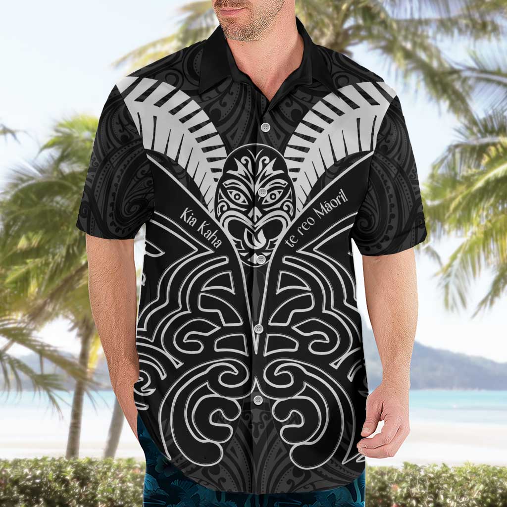 Kia Kaha Te Reo Maori Hawaiian Shirt Aotearoa Hei Tiki With Hongi LT14 - Polynesian Pride