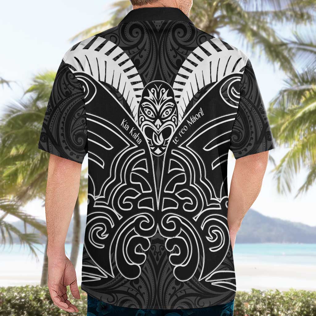 Kia Kaha Te Reo Maori Hawaiian Shirt Aotearoa Hei Tiki With Hongi LT14 - Polynesian Pride