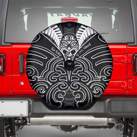 Kia Kaha Te Reo Maori Spare Tire Cover Aotearoa Hei Tiki With Hongi LT14 - Polynesian Pride