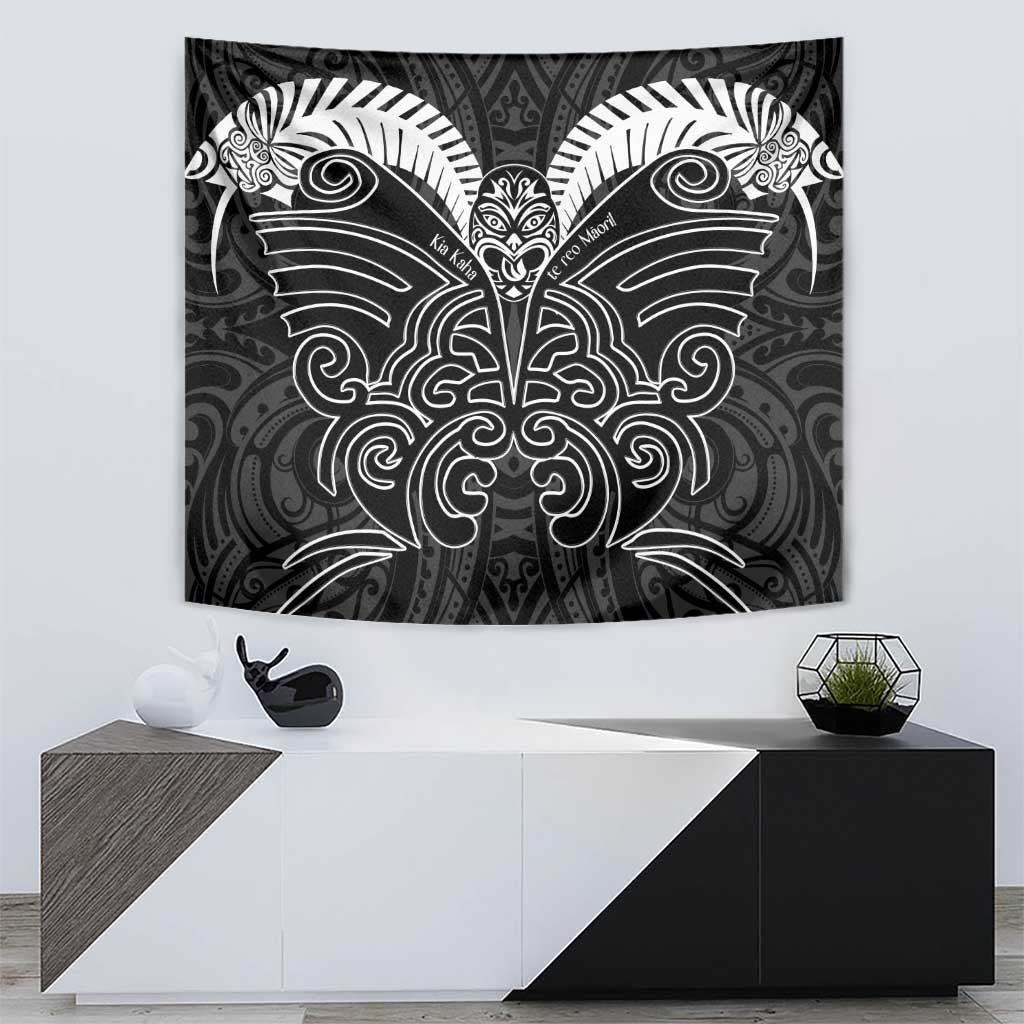 Kia Kaha Te Reo Maori Tapestry Aotearoa Hei Tiki With Hongi