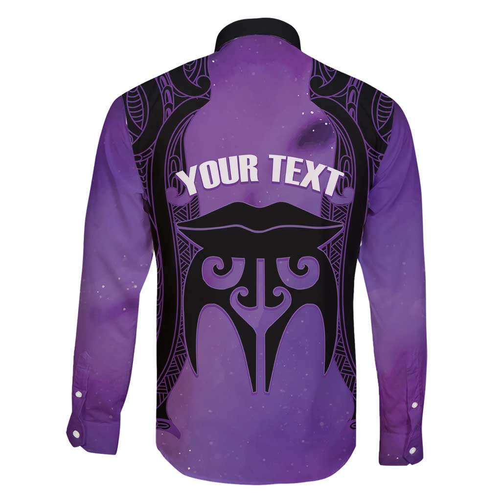 Personalised New Zealand Suffrage Day Family Matching Puletasi and Hawaiian Shirt Maori Tattoo Galaxy Vibe LT14 - Polynesian Pride