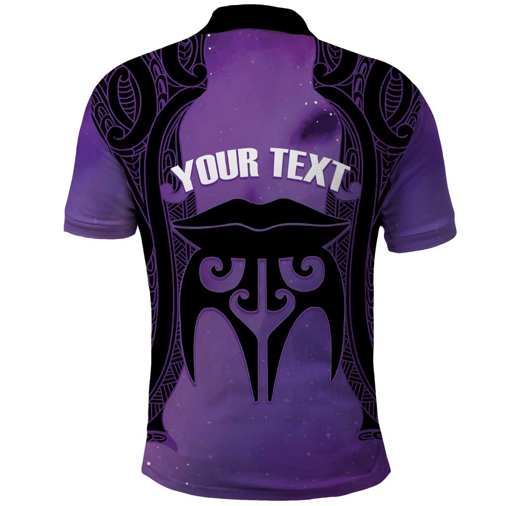 Personalised New Zealand Suffrage Day Polo Shirt Maori Tattoo Galaxy Vibe LT14 - Polynesian Pride