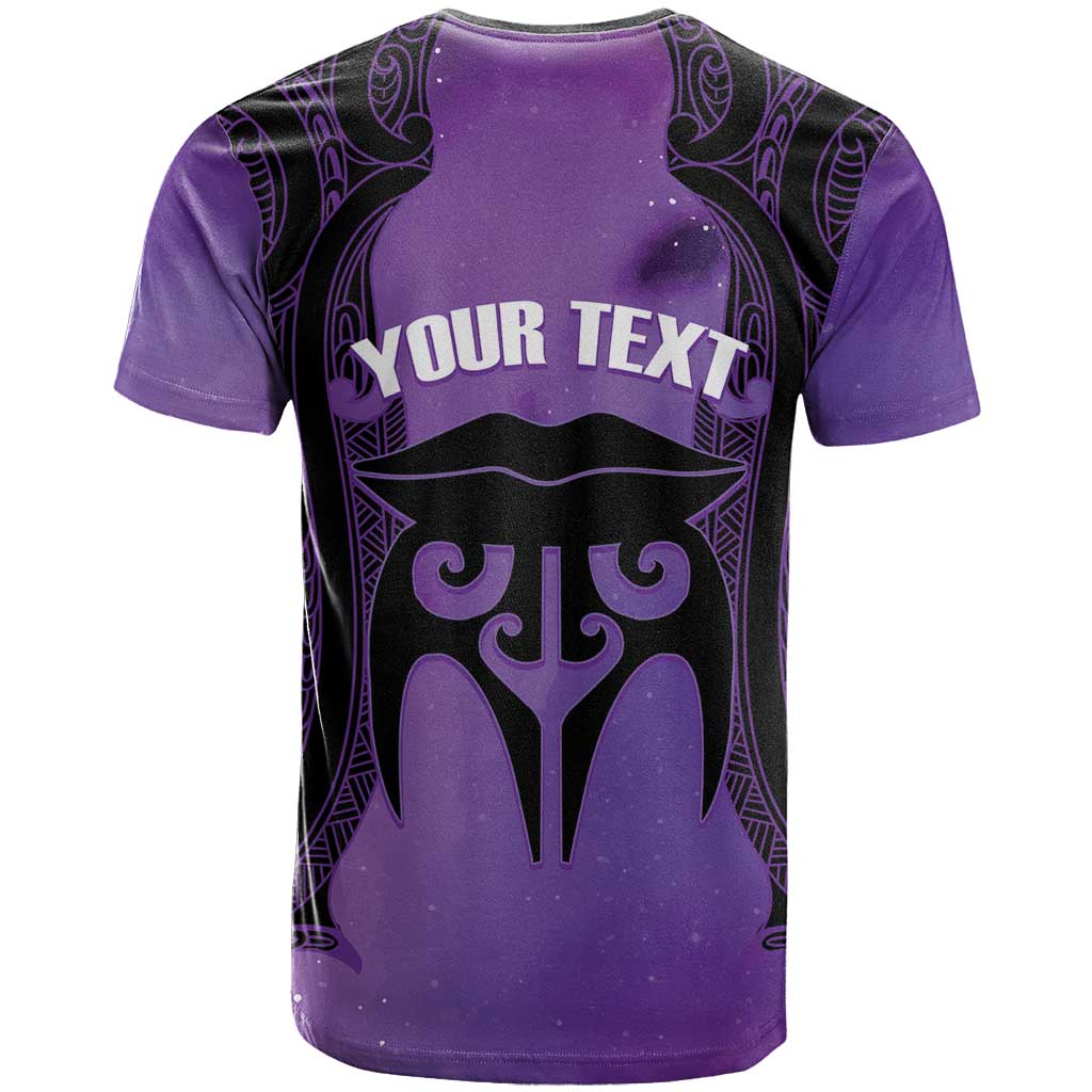 Personalised New Zealand Suffrage Day T Shirt Maori Tattoo Galaxy Vibe - Polynesian Pride