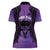 Personalised New Zealand Suffrage Day Women Polo Shirt Maori Tattoo Galaxy Vibe - Polynesian Pride