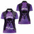 Personalised New Zealand Suffrage Day Women Polo Shirt Maori Tattoo Galaxy Vibe - Polynesian Pride
