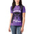 Personalised New Zealand Suffrage Day Women Polo Shirt Maori Tattoo Galaxy Vibe - Polynesian Pride