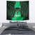 Personalised Moko Kauae New Zealand Tapestry Maori Chin Tattoo Green - Polynesian Pride