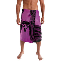 Personalised Moko Kauae New Zealand Lavalava Maori Chin Tattoo Pink LT14 Pink - Polynesian Pride