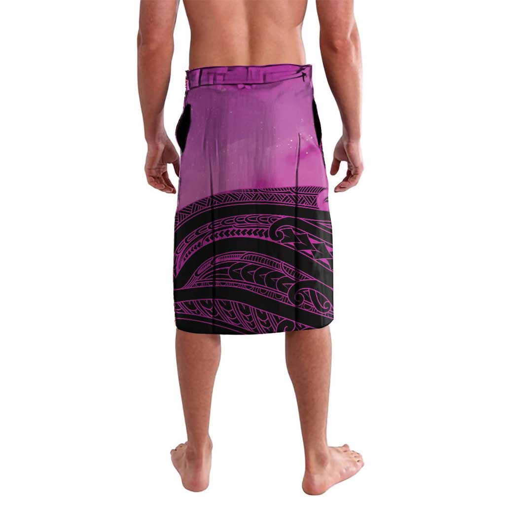 Personalised Moko Kauae New Zealand Lavalava Maori Chin Tattoo Pink LT14 - Polynesian Pride