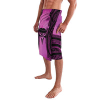 Personalised Moko Kauae New Zealand Lavalava Maori Chin Tattoo Pink LT14 - Polynesian Pride