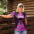 Personalised Moko Kauae New Zealand Women Polo Shirt Maori Chin Tattoo Pink - Polynesian Pride