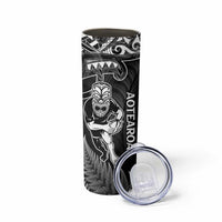 New Zealand Silver Fern Rugby Skinny Tumbler All Black Koru Maori LT14 - Polynesian Pride