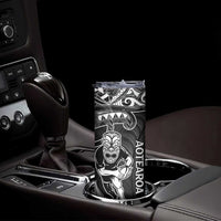 New Zealand Silver Fern Rugby Skinny Tumbler All Black Koru Maori LT14 - Polynesian Pride