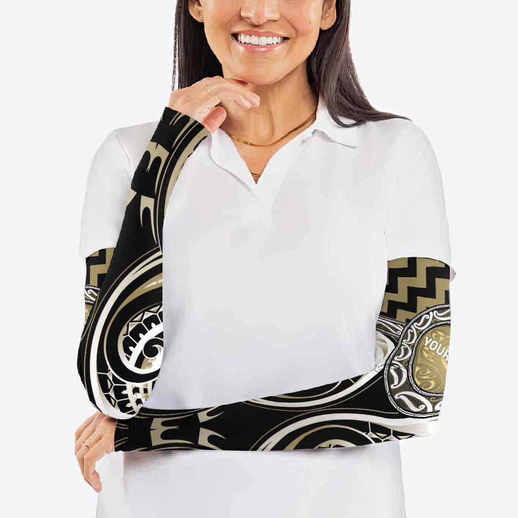 Aotearoa Waikato Tainui Personalised Arm Sleeves Maori Iwi Poutama Puhoro Tattoo LT14 - Polynesian Pride