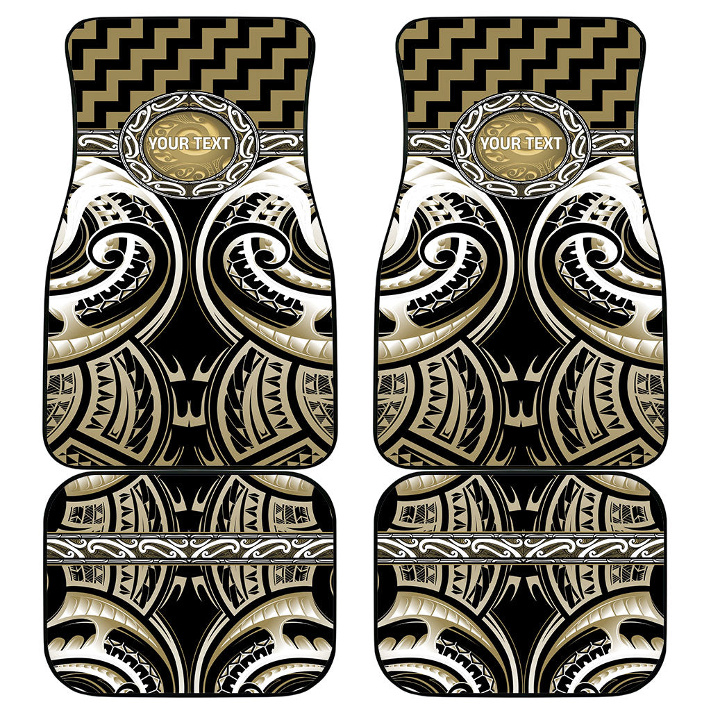 Aotearoa Waikato Tainui Personalised Car Mats Maori Iwi Poutama Puhoro Tattoo LT14 - Polynesian Pride