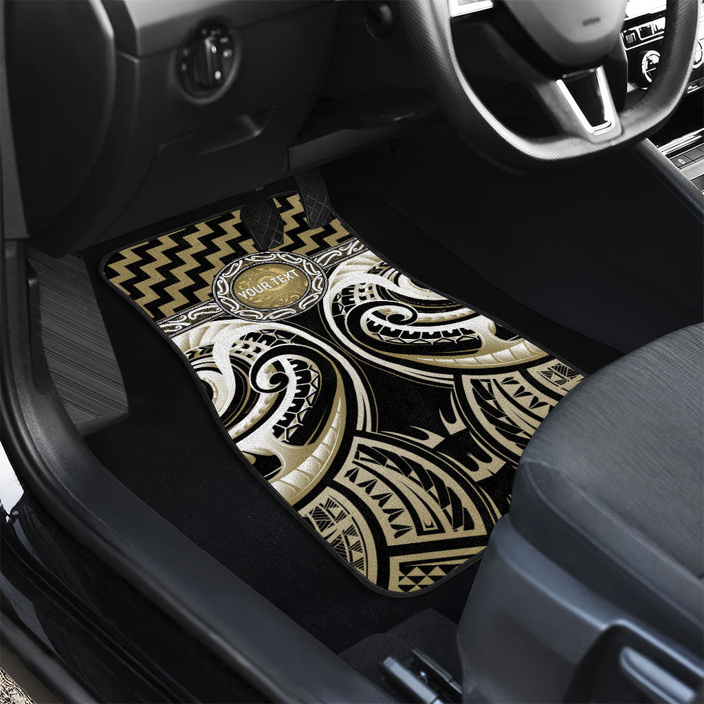 Aotearoa Waikato Tainui Personalised Car Mats Maori Iwi Poutama Puhoro Tattoo LT14 - Polynesian Pride