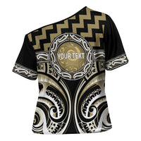 Aotearoa Waikato Tainui Personalised Cross Shoulder Shirt Maori Iwi Poutama Puhoro Tattoo LT14 - Polynesian Pride