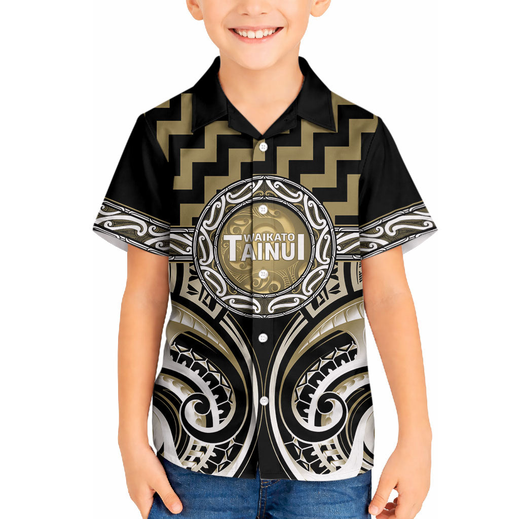Aotearoa Waikato Tainui Personalised Hawaiian Shirt Maori Iwi Poutama Puhoro Tattoo LT14 - Polynesian Pride