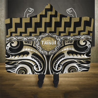 Aotearoa Waikato Tainui Hooded Blanket Maori Iwi Poutama Puhoro Tattoo LT14 - Polynesian Pride