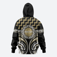 Aotearoa Waikato Tainui Personalised Hoodie Maori Iwi Poutama Puhoro Tattoo LT14 - Polynesian Pride