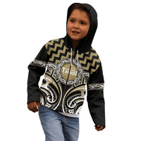 Aotearoa Waikato Tainui Personalised Kid Hoodie Maori Iwi Poutama Puhoro Tattoo LT14 - Polynesian Pride